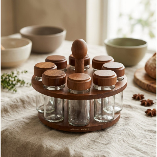 Spice Jars Set - 8 Pcs